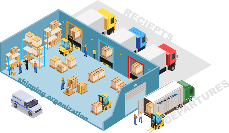 Cross-Docking Storage in Mataró (Barcelona) and Getafe (Madrid) by Setradis Integrated Logistics Solutions